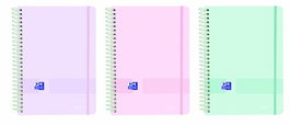 OXFORD Agenda Anual Live&Go Vivos 2027 A5 con Espiral, Colores Surtidos