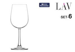 LAV Set de 6 Copas de Vino Island 35cl