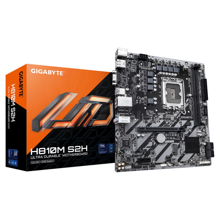Gigabyte H810M S2H Micro ATX DDR5 LGA1851 Gigabyte H810M S2H Micro ATX DDR5 LGA1851