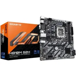 Gigabyte Placa Base H810M S2H Micro ATX, Socket LGA1851, DDR5, PCIe 4.0, Compatible con Intel Core Ultra, 4+1+2 Fases VRM, LAN GbE, DisplayPort/HDMI