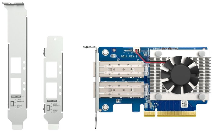 QNAP QXG-10G2SF-NXE Tarjeta de Red Dual SFP+ 10GbE