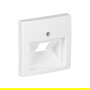 Busch-Jaeger 1803-914 Placa Frontal RJ-45 Blanco IP20, 1 Módulo para Sistemas Busch-Balance SI, Termoplástico 55x55 mm