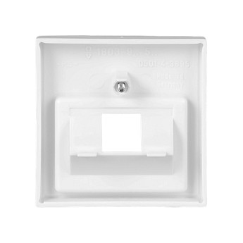 Busch-Jaeger 1803-914 Placa Frontal RJ-45 Blanco IP20, 1 Módulo para Sistemas Busch-Balance SI, Termoplástico 55x55 mm Busch-Jaeger 1803-914 Placa Frontal RJ-45 Blanco IP20, 1 Módulo para Sistemas Busch-Balance SI, Termoplástico 55x55 mm