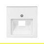 Busch-Jaeger 1803-914 Placa Frontal RJ-45 Blanco IP20, 1 Módulo para Sistemas Busch-Balance SI, Termoplástico 55x55 mm