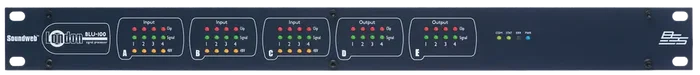 BSS Procesador de Señal BLU-100 Soundweb London 12 Entradas 8 Salidas con Blu-Link