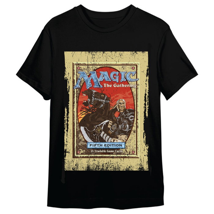 WIZARDS Magic: The Gathering Camiseta Black Knight 100% Algodón 165gr Adulto Talla M
