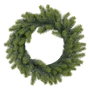 Ixia Corona de decoración de PVC Verde 41 x 41 cm