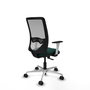 PIQUERAS Y CRESPO Silla de oficina Zulema Verde botella y Gris