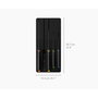 Joseph Joseph Elevate Store Set de 5 cuchillos con bandeja de almacenamiento para cajón, Plata / Negro de acero inoxidable japonés de alta calidad.