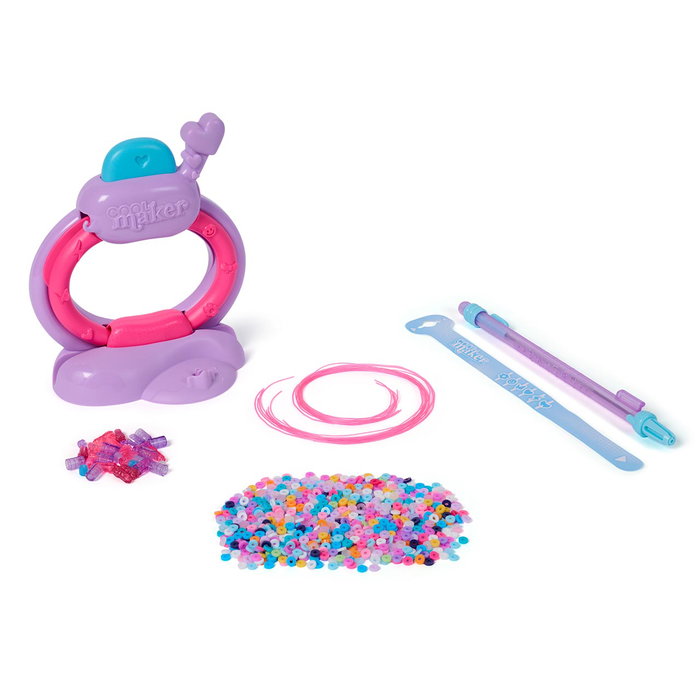 Spin Master Cool Maker Estudio Pulseras Heishi Stack'd - 1220 cuentas y 10 perladas, +7 años Spin Master Cool Maker Estudio Pulseras Heishi Stack'd - 1220 cuentas y 10 perladas, +7 años