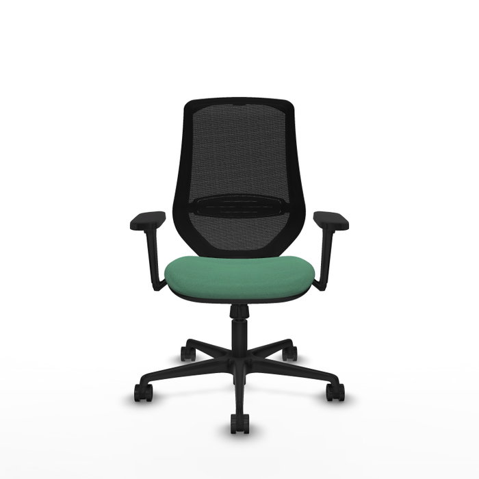 PIQUERAS Y CRESPO Silla de oficina Mardos con mecanismo Sincro, Verde esmeralda y Negro PIQUERAS Y CRESPO Silla de oficina Mardos con mecanismo Sincro, Verde esmeralda y Negro