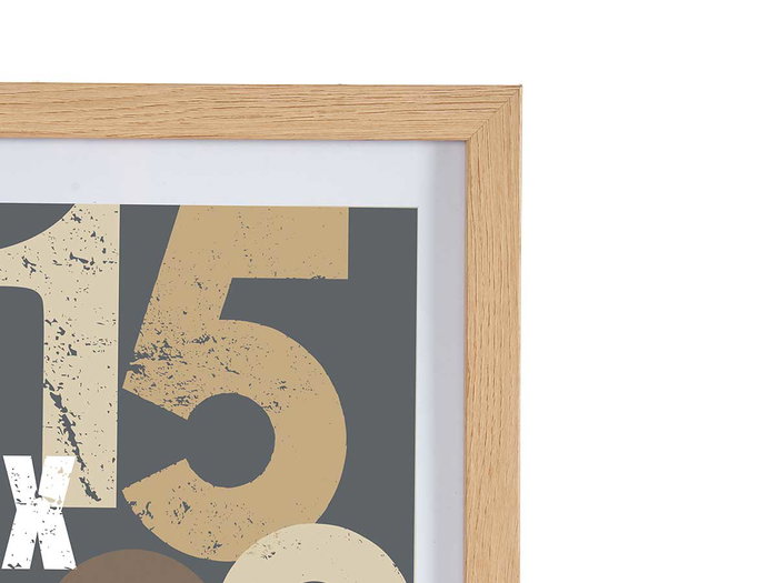 Giftdecor Portafoto Pared Madera Natural con Paspartu para Foto 15x20cm (Set de 12)