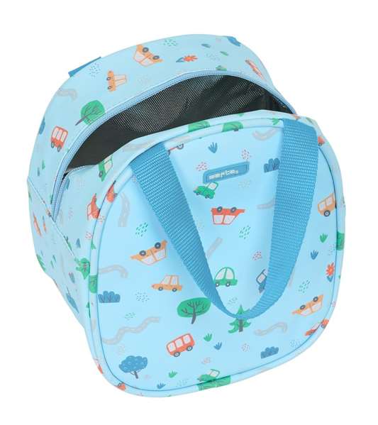 Portameriendas Térmico Safta Coches Azul 19 x 22 x 14 cm