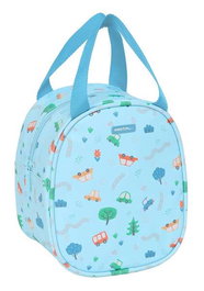 Portameriendas Térmico Safta Coches Azul 19 x 22 x 14 cm
