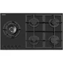 Daewoo BH9GKF51BNH Placa de gas 5 fuegos 90 cm Negra