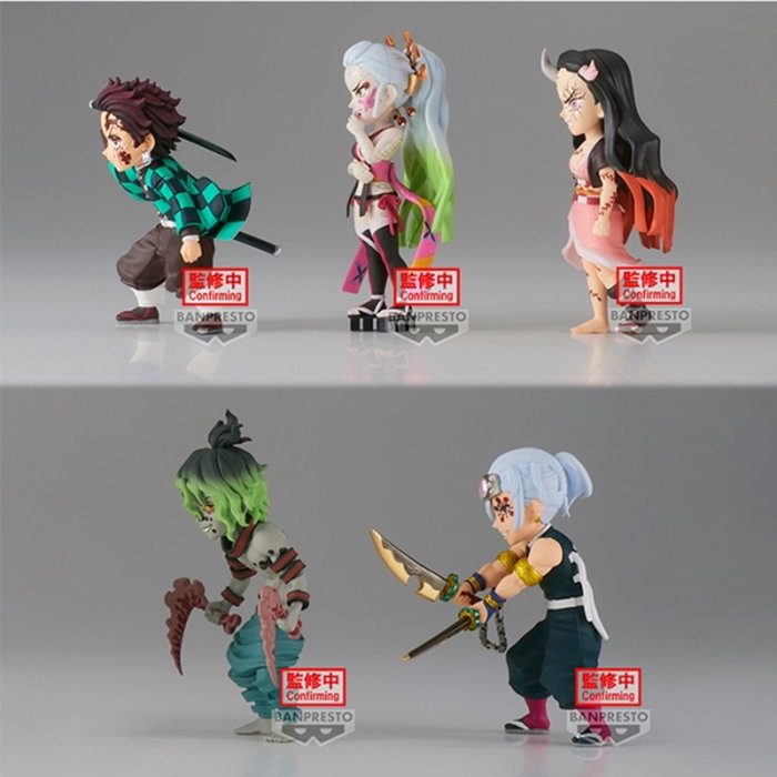Banpresto Figura Demon Slayer: Kimetsu no Yaiba WORLD COLLECTABLE FIGURE vol.10 7 cm - 1 Unidad Aleatoria (Tanjiro, Nezuko, Daki, Gyutaro, Tengen)
