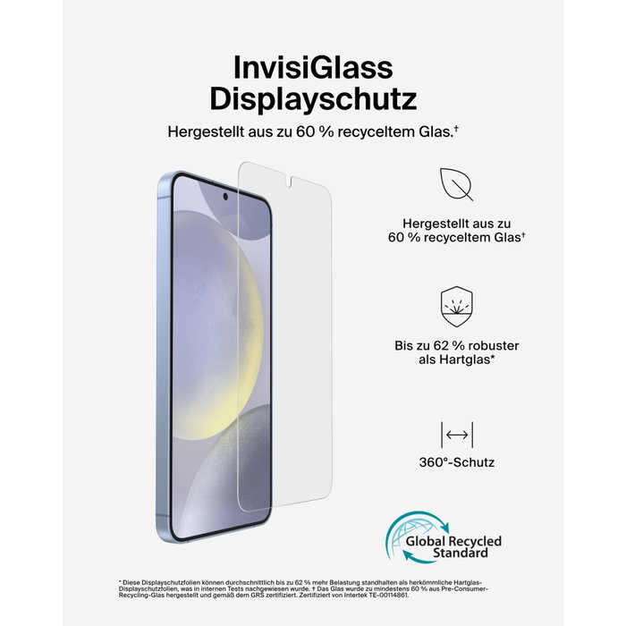 Belkin ScreenForce Invisiglass para Samsung S25+
