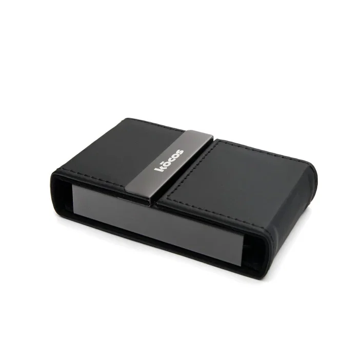 Kocos Kit de Manicura 4 en 1 para Uñas con Cortaúñas, Lima, Tijeras y Pinzas en Acero Inoxidable y Caja Magnética Compacta