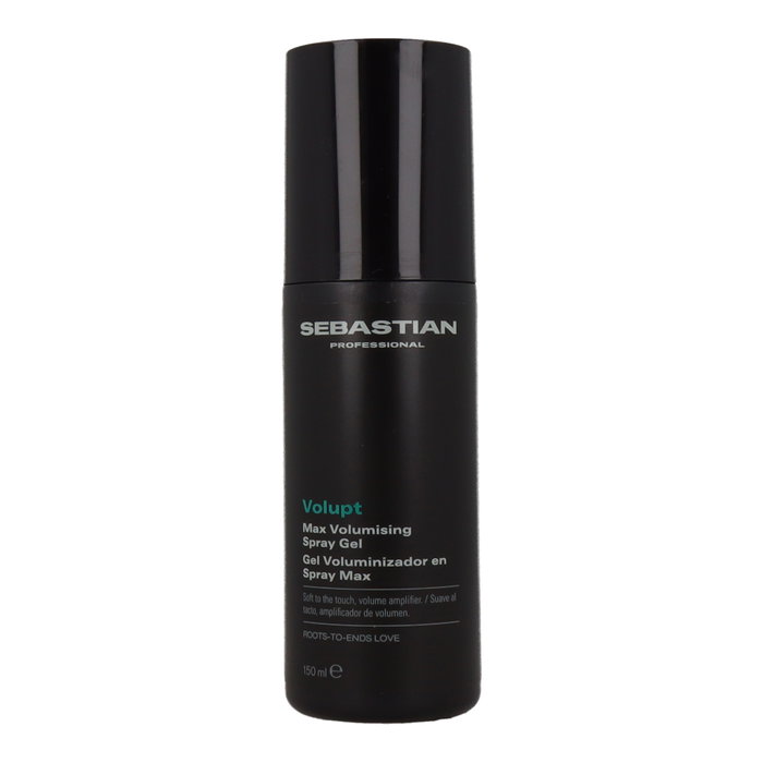 Sebastian Volupt Max Volumising Spray Gel 150 ml - Spray Gel Ligero que Aporta Volumen Máximo, Cuerpo y Control Flexible al Cabello Fino