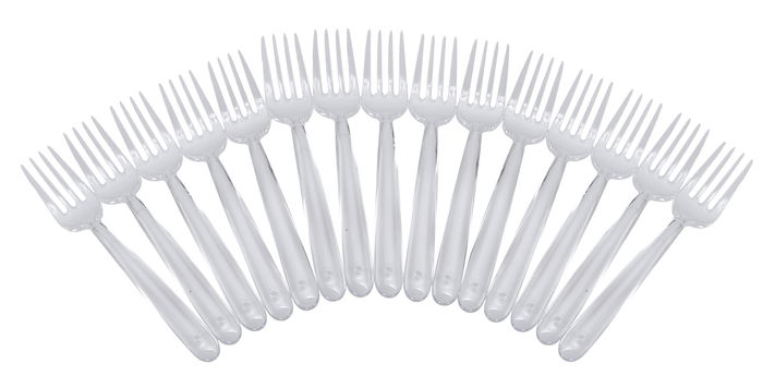 Inde Set 15 Tenedores de Mesa 18 cm Algon (24 Unidades)