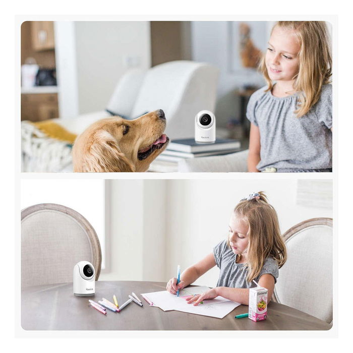 Reolink Cámara WiFi Interior E321 E Series 3MP, Seguridad Vigilancia Doméstica