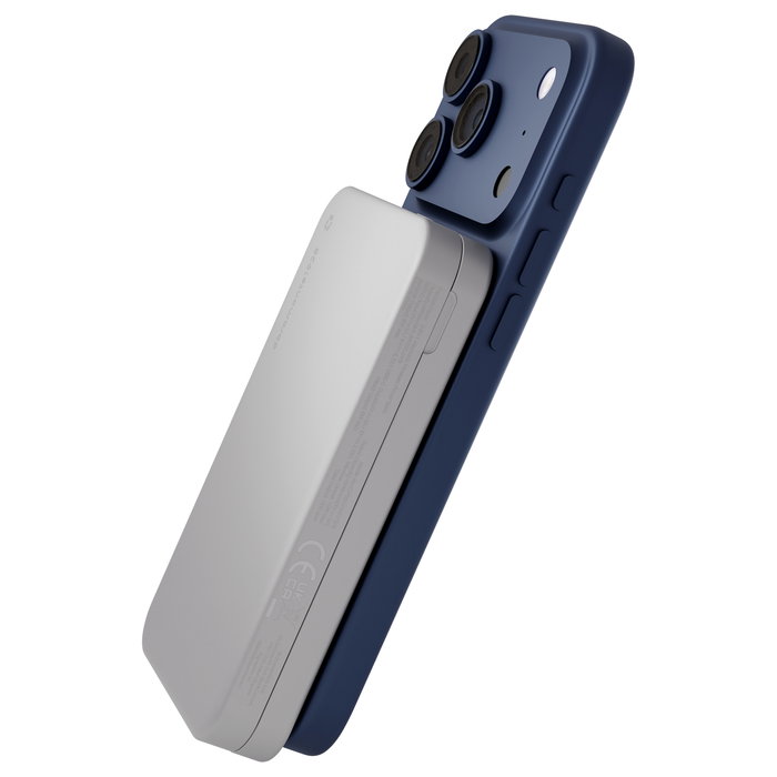 Dbramante1928 Cargador Inalámbrico 3-en-1 Qi3 8000 mAh 20W USB-C Blanco