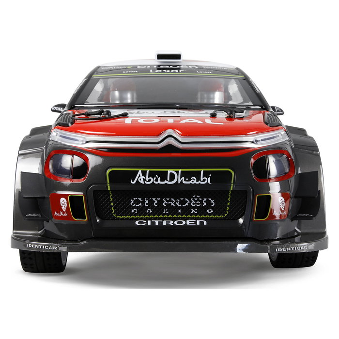 AMEWI RC Citroën C3 WRC HyperGo 1:7 Coche de Rally Eléctrico 4x4 65 kmh ESC Negro/Rojo/Blanco 630 mm ARTR para Principiantes 14+ Años