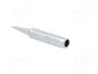 QUICK Punta de soldadura tipo destornillador 0,8x0,5mm