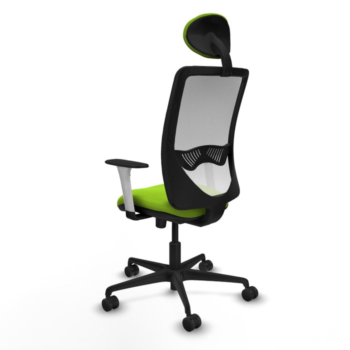 PIQUERAS Y CRESPO Silla de oficina Zulema Pistacho y Blanco PIQUERAS Y CRESPO Silla de oficina Zulema Pistacho y Blanco