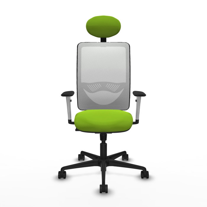 PIQUERAS Y CRESPO Silla de oficina Zulema Pistacho y Blanco PIQUERAS Y CRESPO Silla de oficina Zulema Pistacho y Blanco