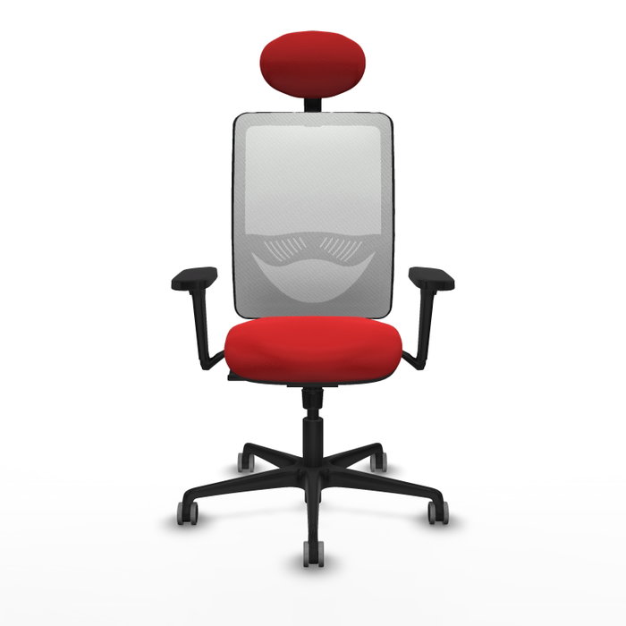 PIQUERAS Y CRESPO Silla de oficina Zulema Rojo y Blanco PIQUERAS Y CRESPO Silla de oficina Zulema Rojo y Blanco
