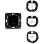 Shelly Wall Switch 1 Wandtaster Negro