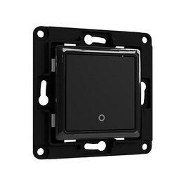 Shelly Wall Switch 1 Interruptor Negro 1 Botón