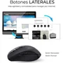 Subblim Combo Dual Office Prowave Teclado y Ratón Inalámbrico Ergonómico Recargable Bluetooth y USB Negro