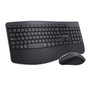 Subblim Combo Dual Prowave Negro, Teclado y Ratón Ergonómicos Recargables