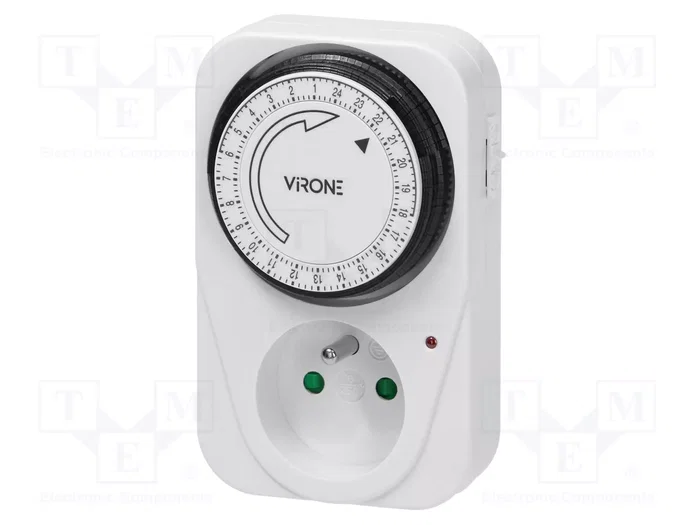 VIRONE VIR-MT-1 Programador de tiempo Analógico VIRONE VIR-MT-1 Programador de tiempo Analógico