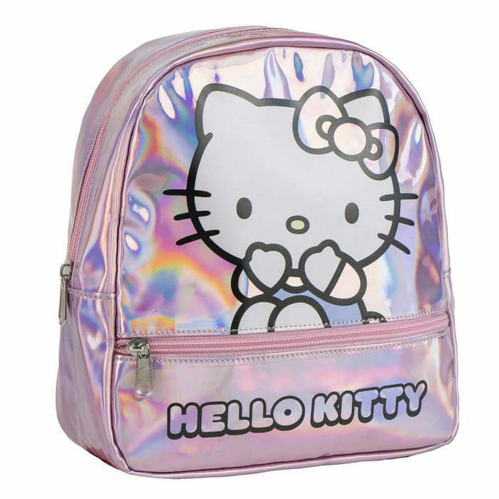 Cerdá Mochila Casual Iridiscente Hello Kitty Rosa