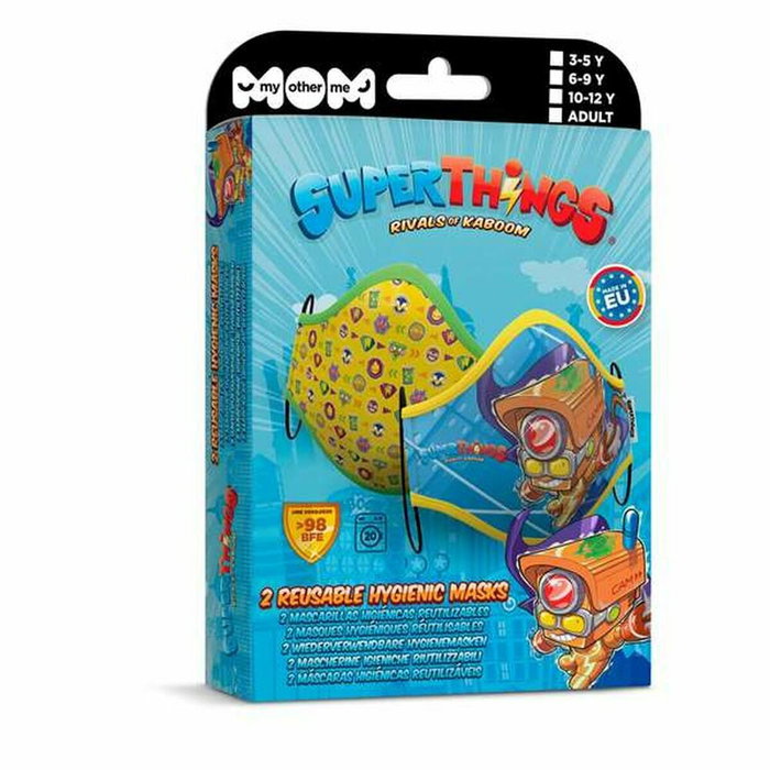 My Other Me Super Things Mask Premium Higienic Mask-2 para 10-12 años