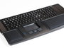 Mousetrapper Prime - Alfombrilla de Ratón Ergonómica con 8 Botones Programables, Bluetooth 4.1/USB-C, Compatible con Windows, macOS, iOS, Android, 6000 DPI, Color Negro