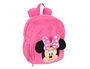 Safta Mochila Peluche Minnie Mouse para Guardería 27x22x10 cm