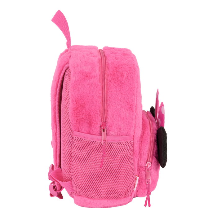 Safta Mochila Peluche Minnie Mouse para Guardería 27x22x10 cm