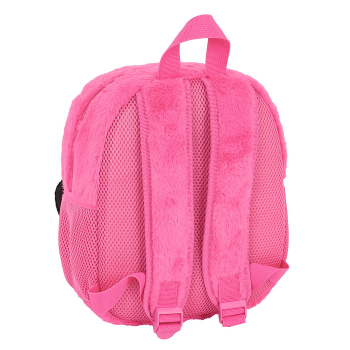 Safta Mochila Peluche Minnie Mouse para Guardería 27x22x10 cm