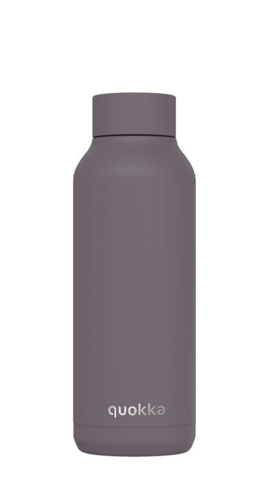 QUOKKA Botella Termo Acero Inoxidable 510 ml, Color Gris Sólido (Solid Grey) QUOKKA Botella Termo Acero Inoxidable 510 ml, Color Gris Sólido (Solid Grey)