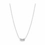 Rosefield Iggy Multi hoop necklace silver JMHNS-J070