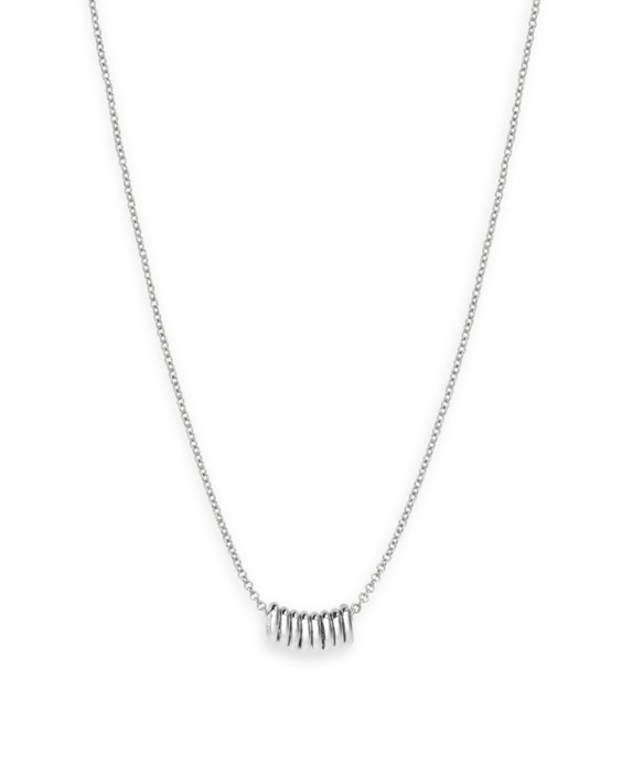 Rosefield Iggy Multi hoop necklace silver JMHNS-J070 Rosefield Iggy Multi hoop necklace silver JMHNS-J070