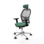 PIQUERAS Y CRESPO Silla de oficina Jorquera Verde esmeralda y Gris