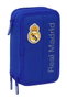 Safta Plumier Escolar Triple Cremallera Real Madrid 37 Pcs 25/26