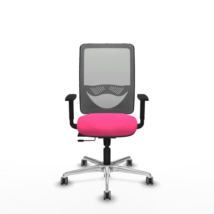 PIQUERAS Y CRESPO Silla de oficina Zulema Rosa y Gris
