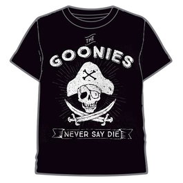 WARNER BROS. DISCOVERY Camiseta The Goonies Never Say Die para adulto - Talla L