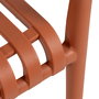 Silla Apilable Terracota Polipropileno 56 X 57 X 81 cm (Set de 2)